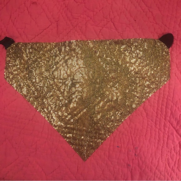 Douglas Ferguson c. 1980s handpainted metallic mesh bib Vintage Studio 54 - Picture 10 of 10